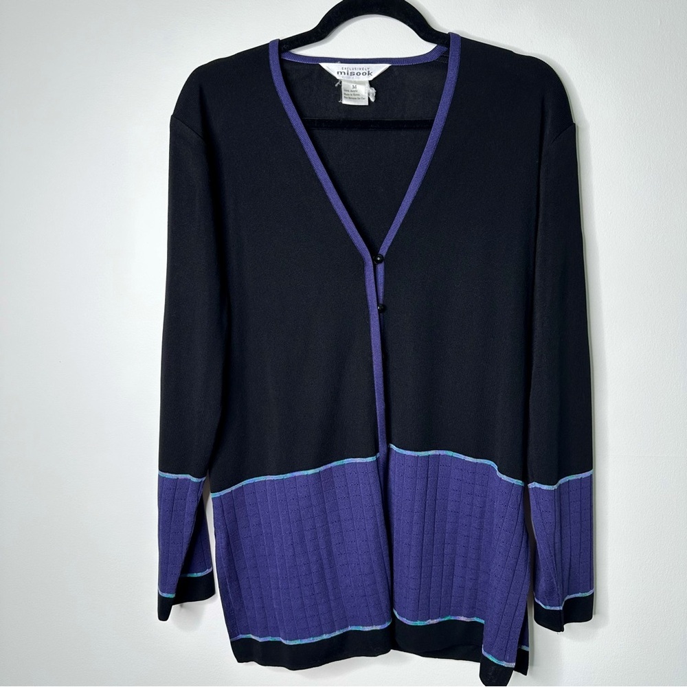 Misook Button Front Cardigan Size Medium